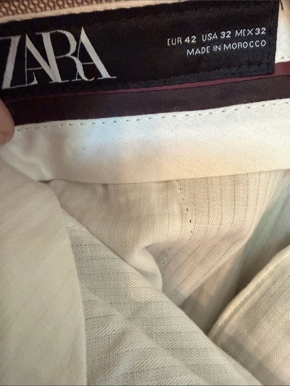 Zara Taupe Men's Two-Piece Suit